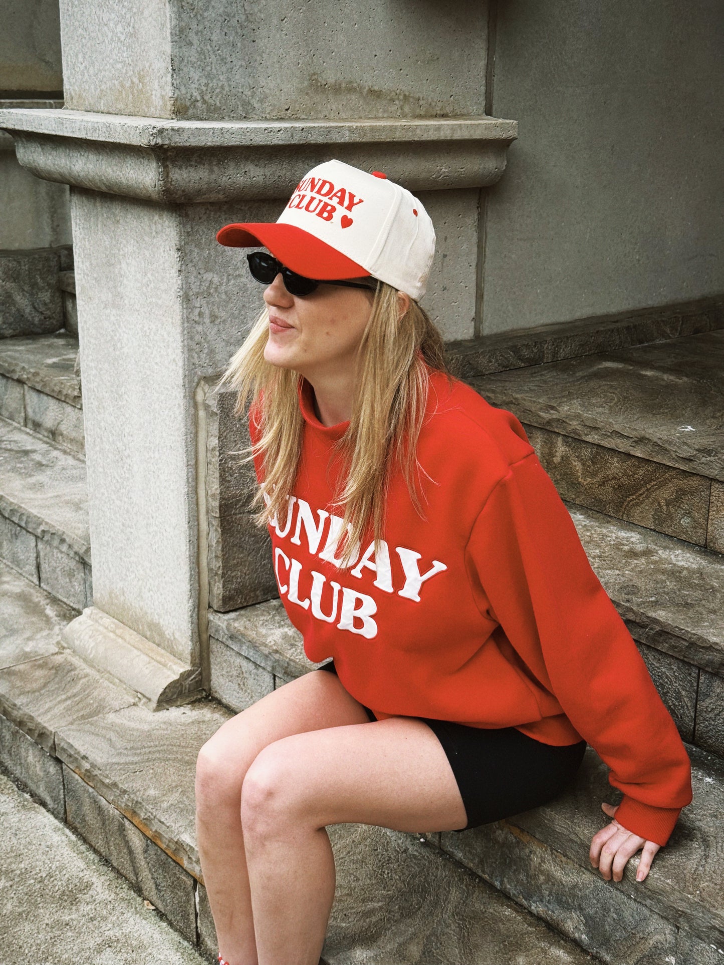 Oversized Sunday Club Mockneck